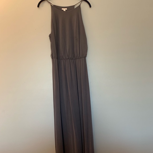 gap grey maxi dress Womens Gap floor length maxi dress